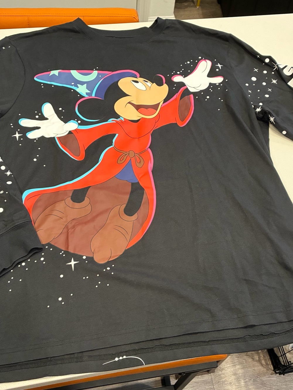 Walt Disney World Sorcerer Mickey Spirit Jersey Long Sleeve Shirt XXL